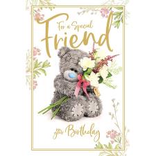 Friend Photo Finish Me to You Bear Birthday Card Image Preview